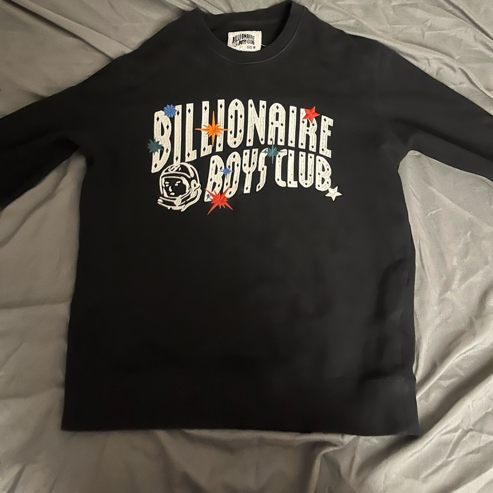 Black billionaire boys club crew neck medium